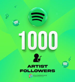 Buy 1000 Spotify Artist Followers Cheap