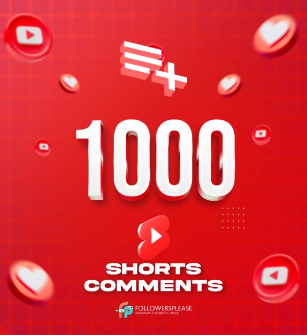 Buy 1000 YouTube Shorts Comments Cheap