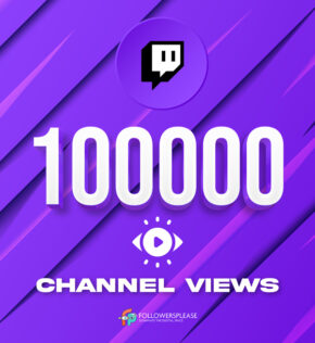 Buy 100K Twitch Channel Views Cheap