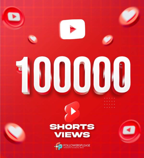 Buy 100K YouTube Shorts Views Cheap