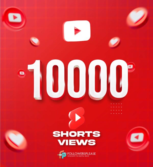 Buy 10K YouTube Shorts Views Cheap