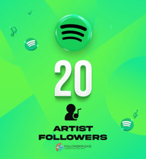 Buy 20 Spotify Artist Followers Cheap