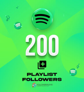 Buy 200 Spotify Playlist Followers Cheap