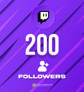 Buy 200 Twitch Followers Cheap