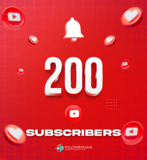 Buy 200 YouTube Subscribers Cheap