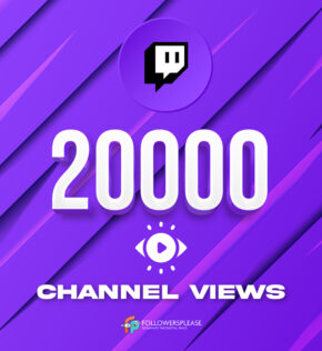 Buy 20K Twitch Channel Views Cheap