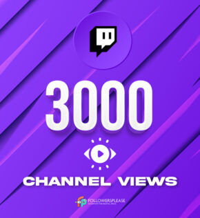 Buy 3000 Twitch Channel Views Cheap