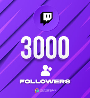 Buy 3000 Twitch Followers Cheap