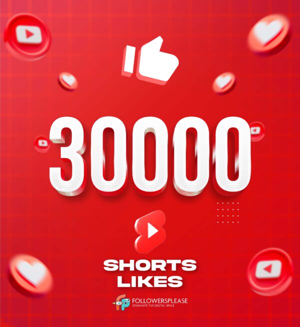 Buy 30K YouTube Shorts Likes Cheap