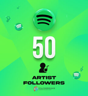 Buy 50 Spotify Artist Followers Cheap