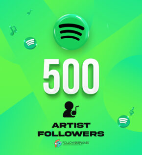 Buy 500 Spotify Artist Followers Cheap