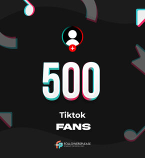 Buy 500 TikTok Fans (Followers) Cheap