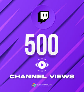 Buy 500 Twitch Channel Views Cheap