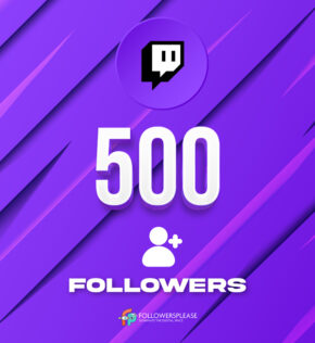 Buy 500 Twitch Followers Cheap