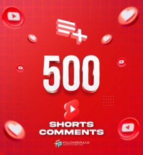 Buy 500 YouTube Shorts Comments Cheap