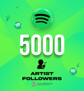 Buy 5000 Spotify Artist Followers Cheap