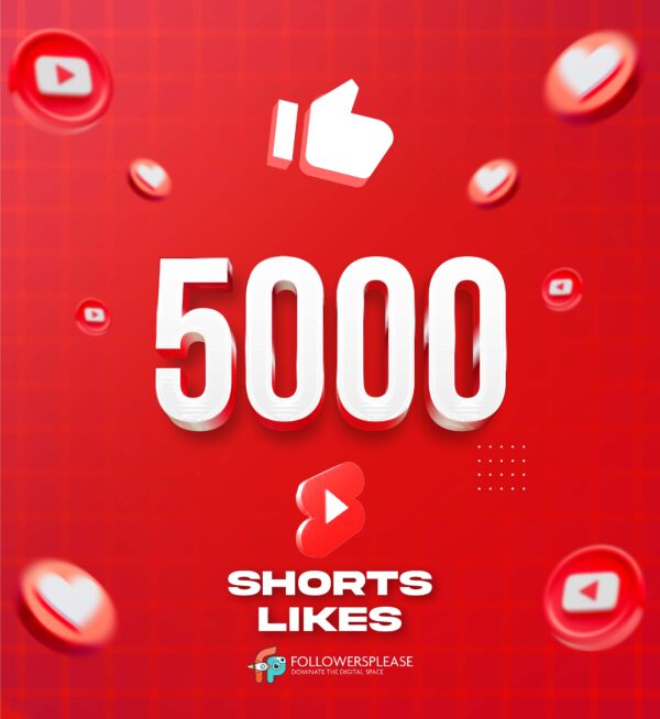 Buy 5000 YouTube Shorts Likes Cheap