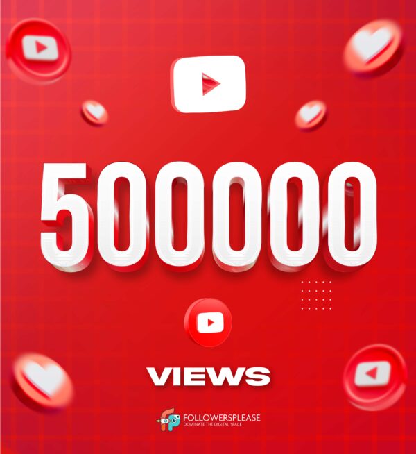 Buy 500K YouTube Views Cheap